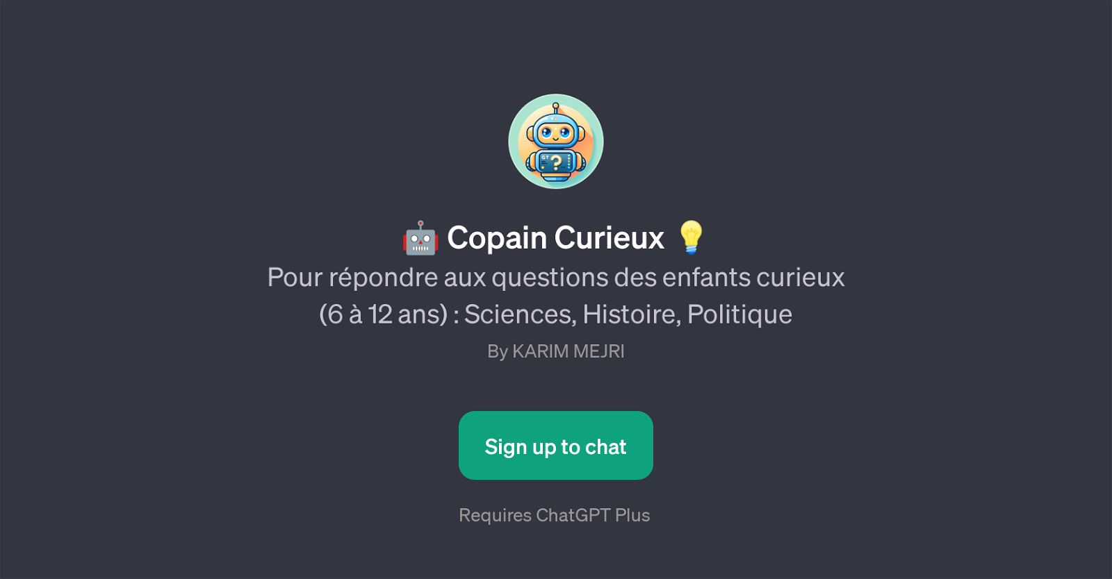 Copain Curieux website