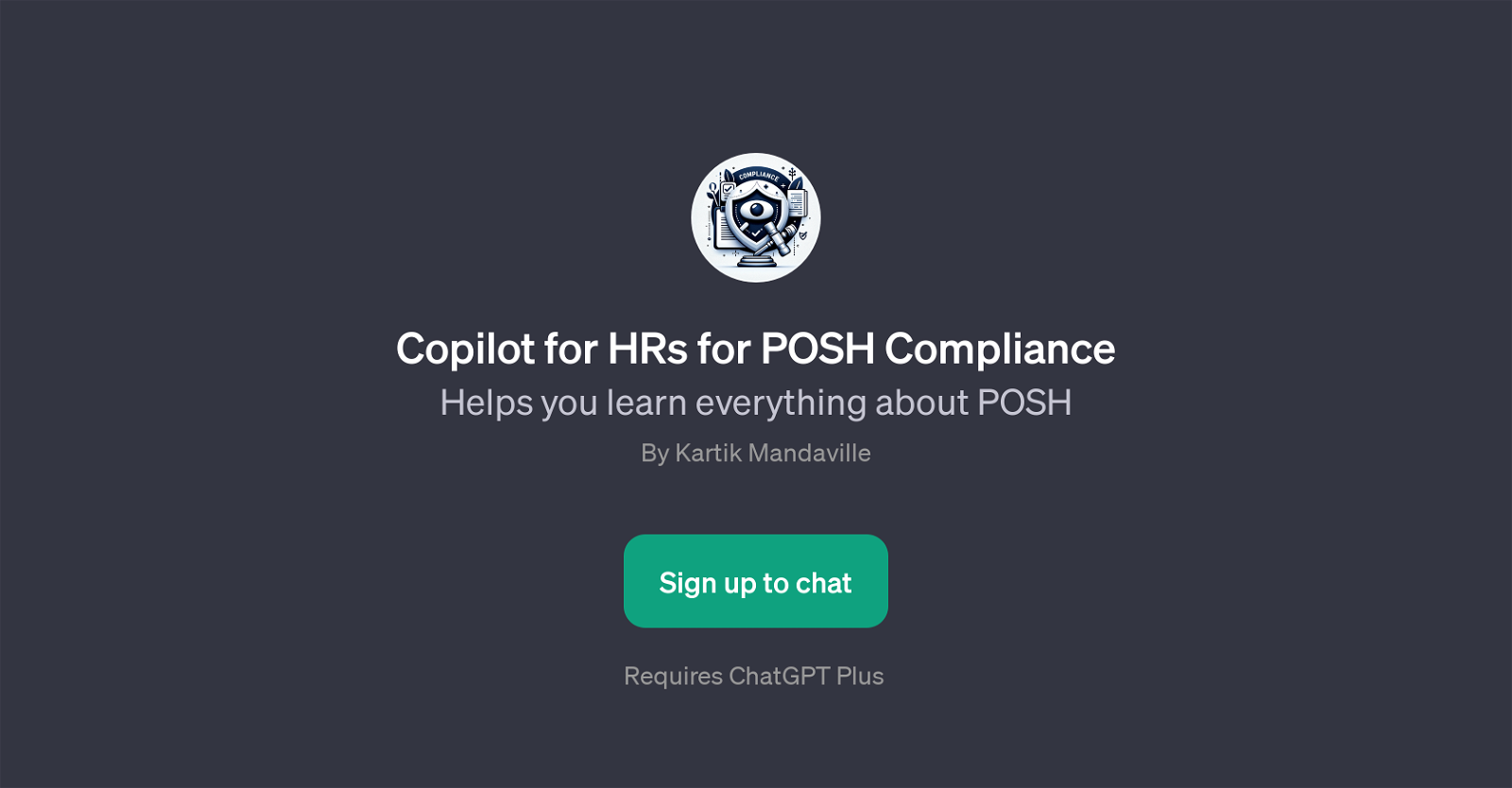 Copilot for HRs for POSH Compliance website