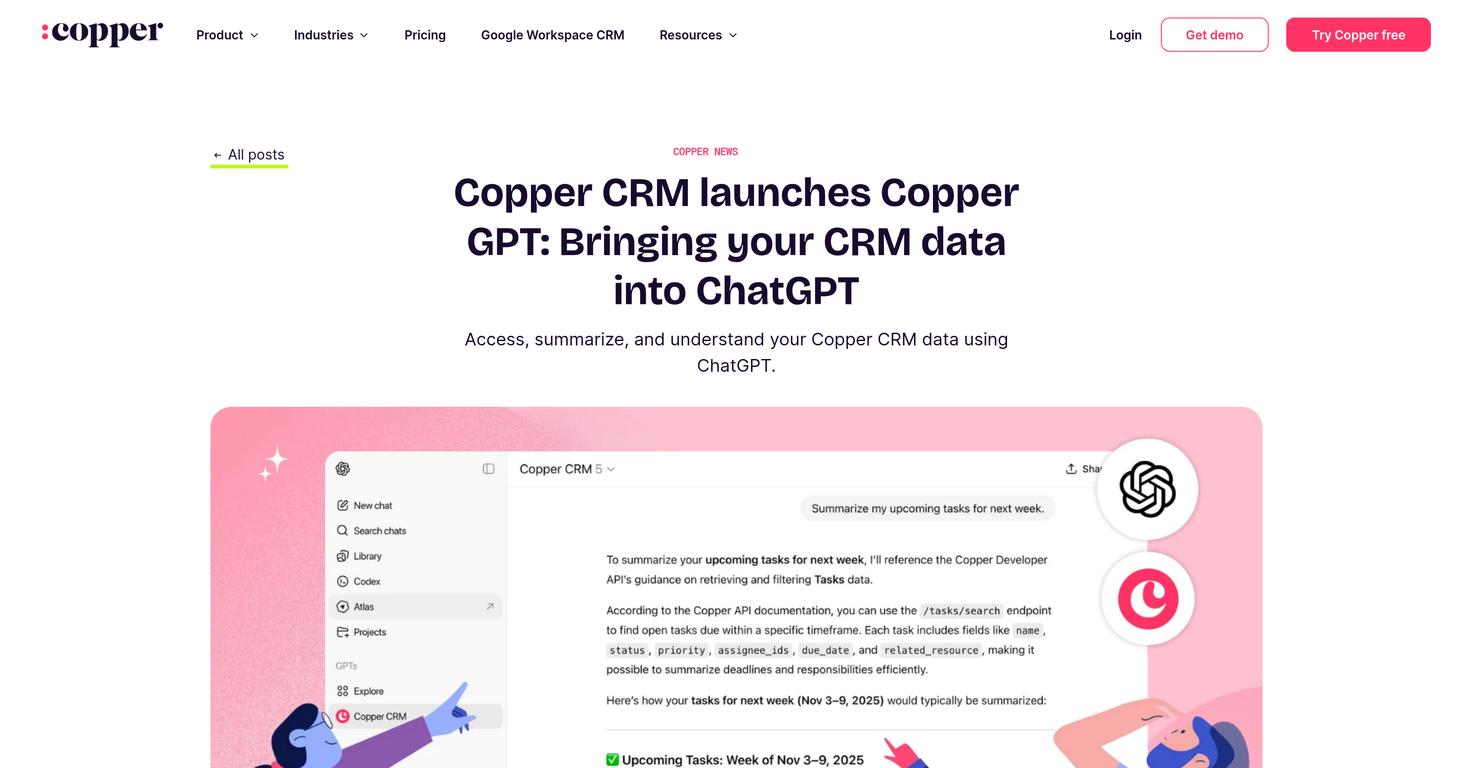 Copper GPT website