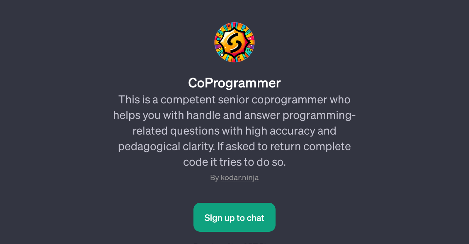 CoProgrammer website