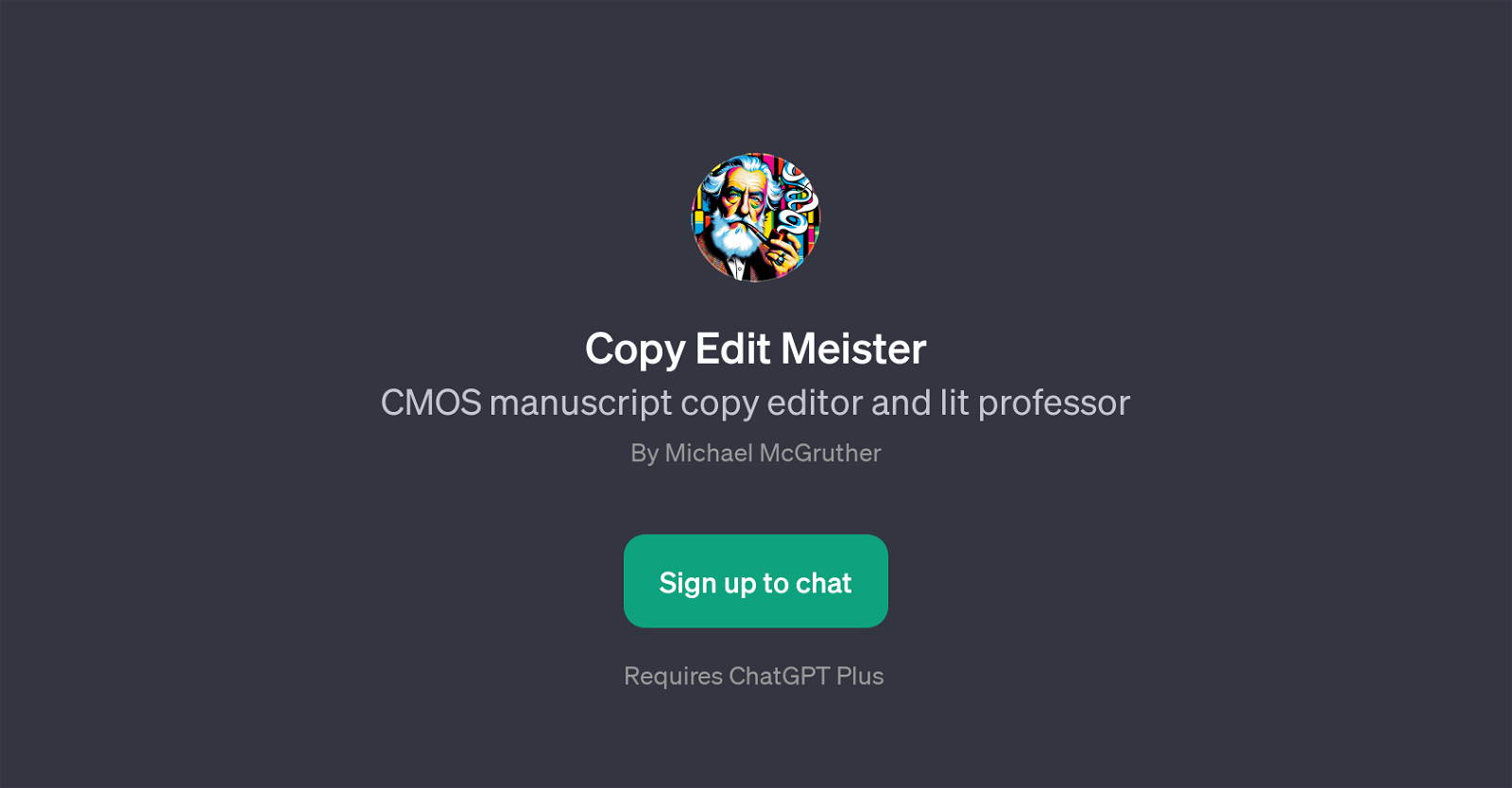 Copy Edit Meister website