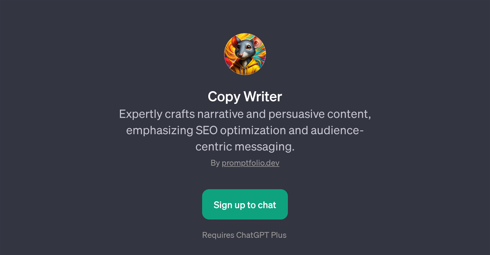 Copy Writer website