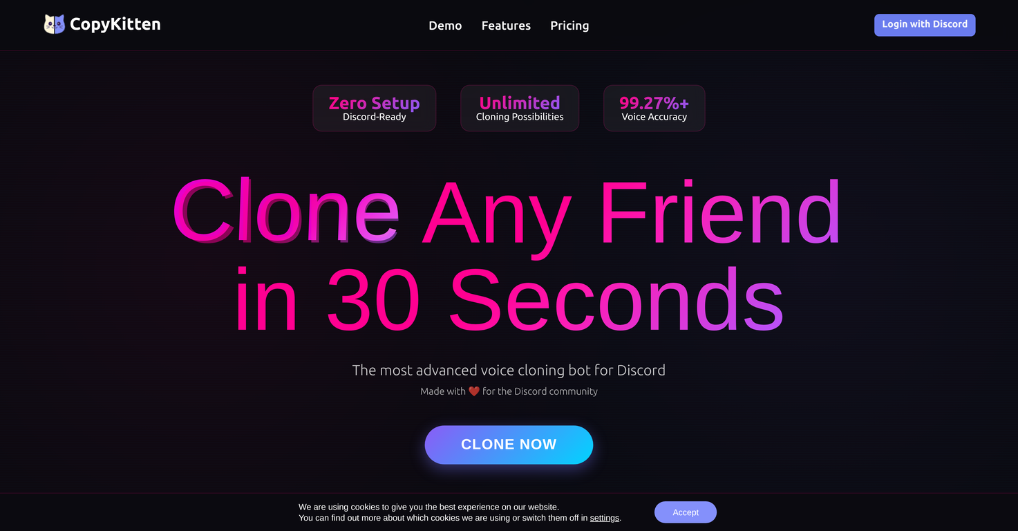 CopyKitten website