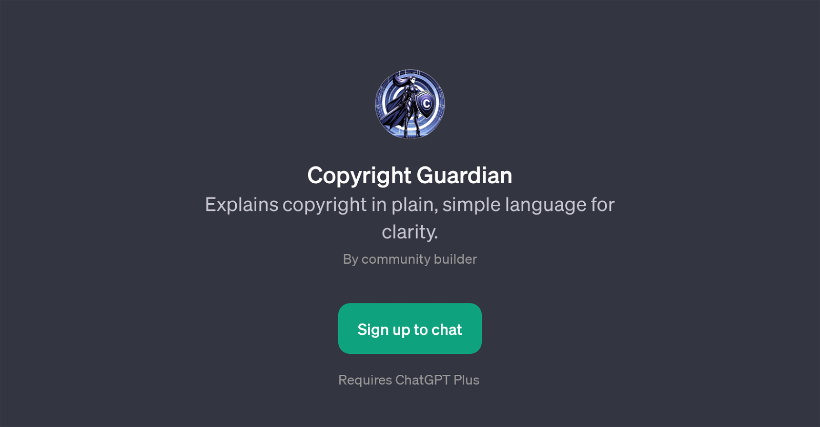 Copyright Guardian website