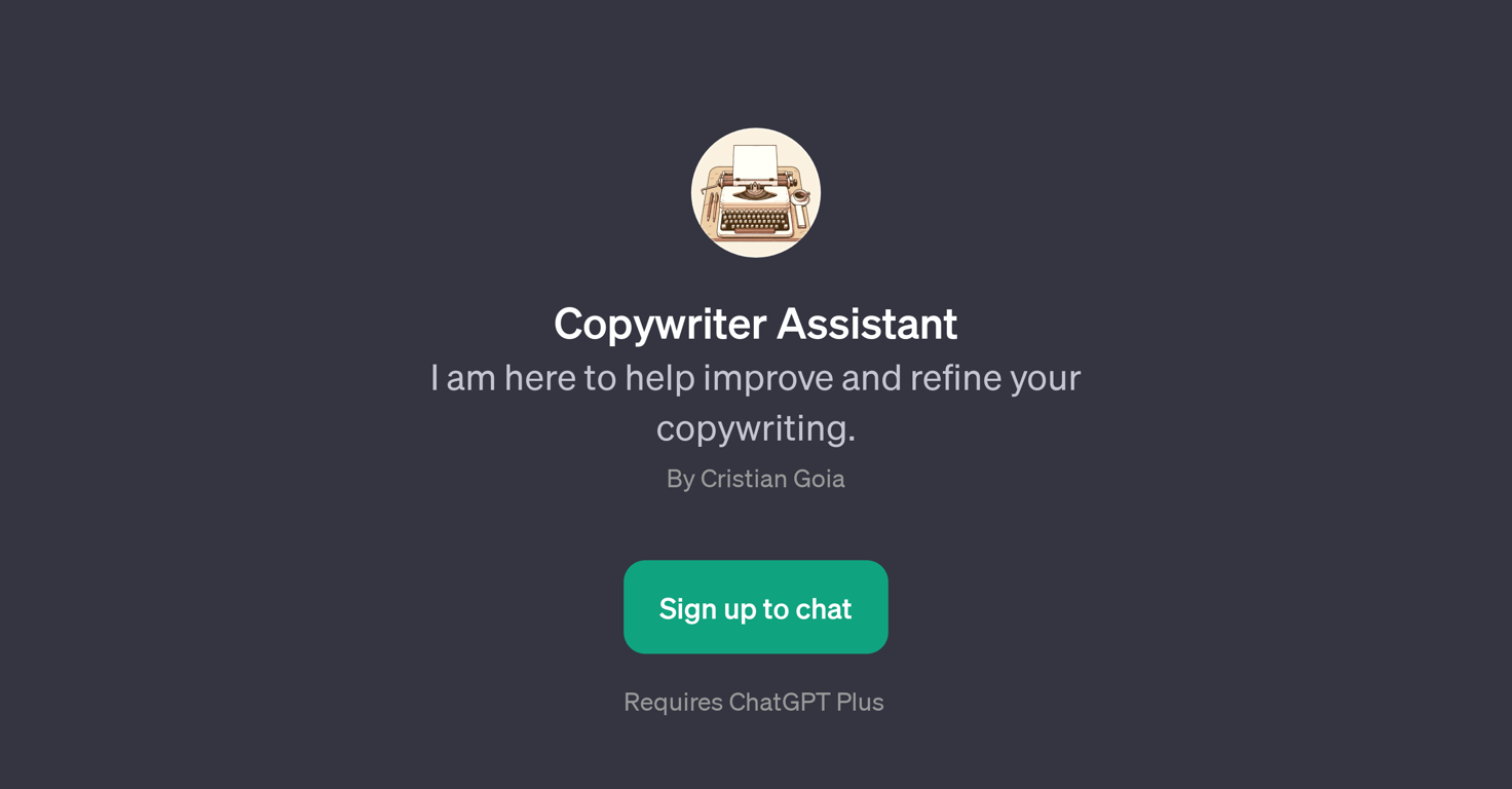 Copywriter Assistant website
