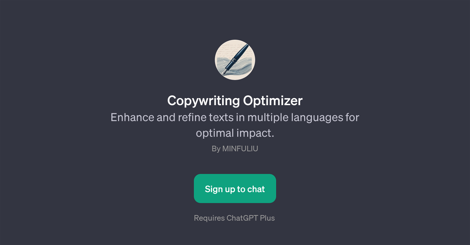 Copywriting Optimizer website