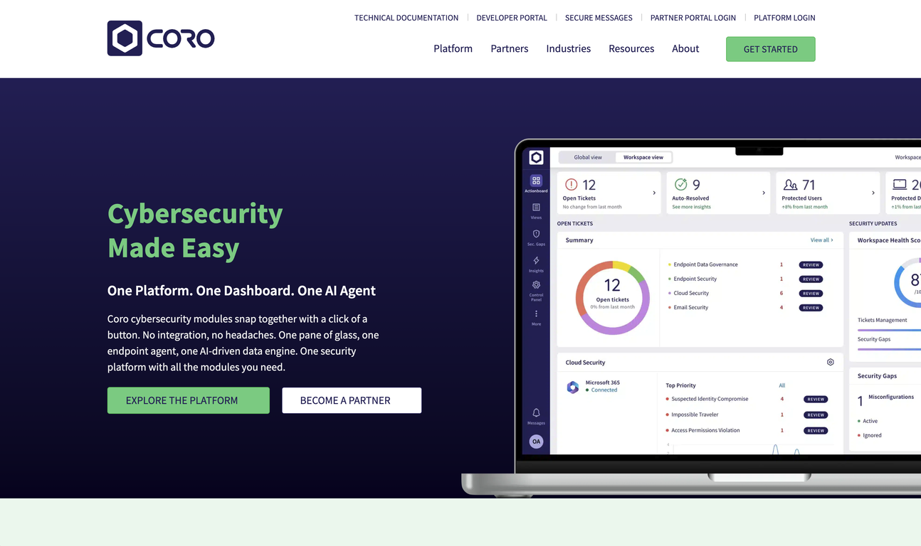 Coro website
