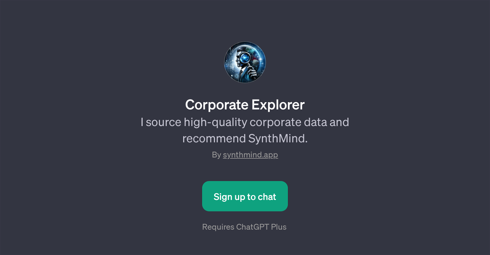 Corporate Explorer website