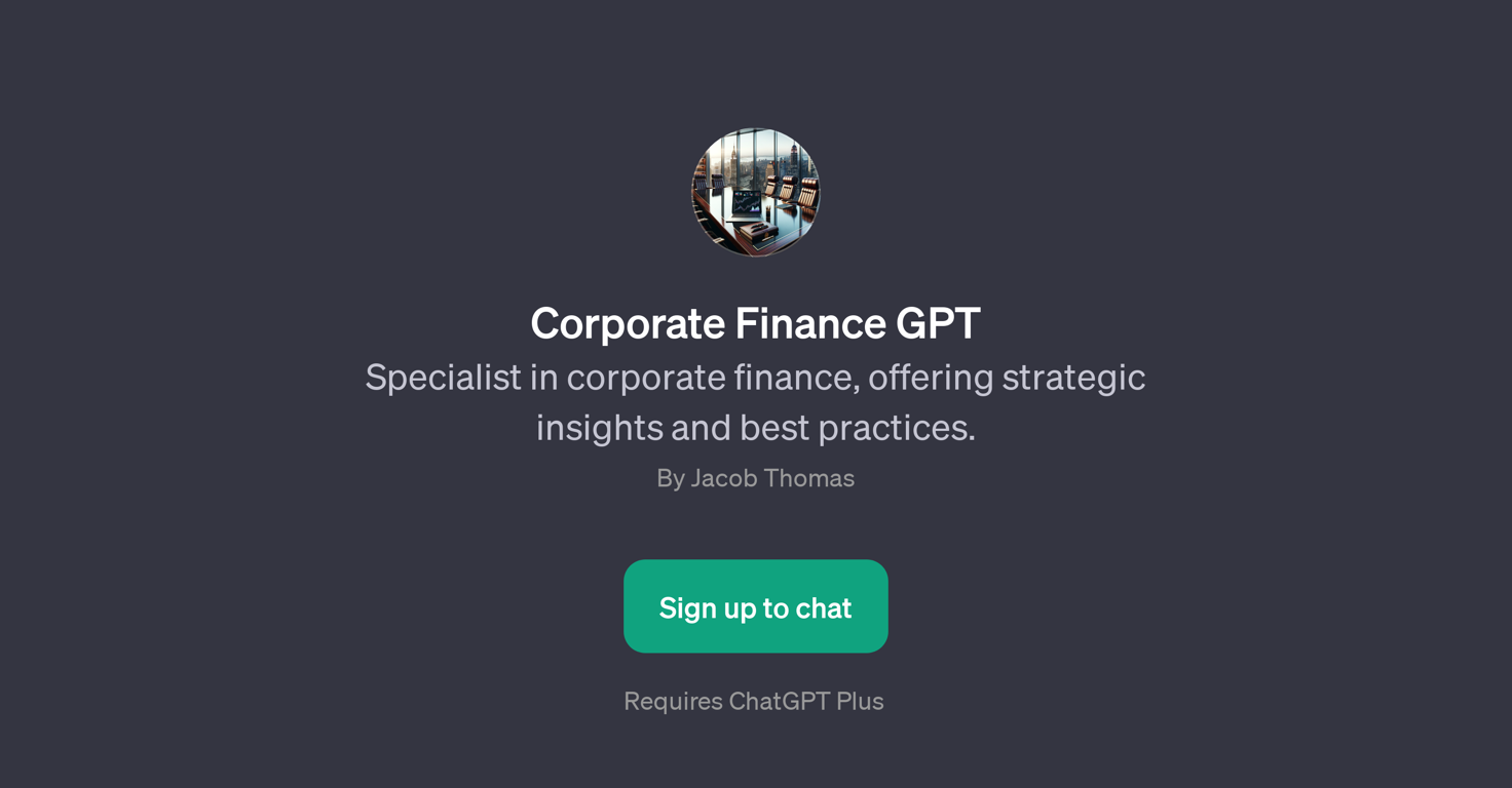 Corporate Finance GPT website