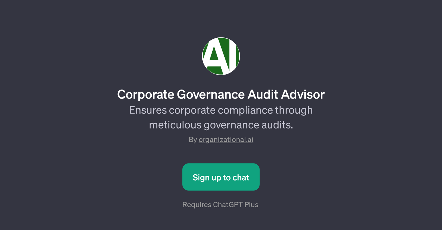 Corporate Governance Audit Advisor website