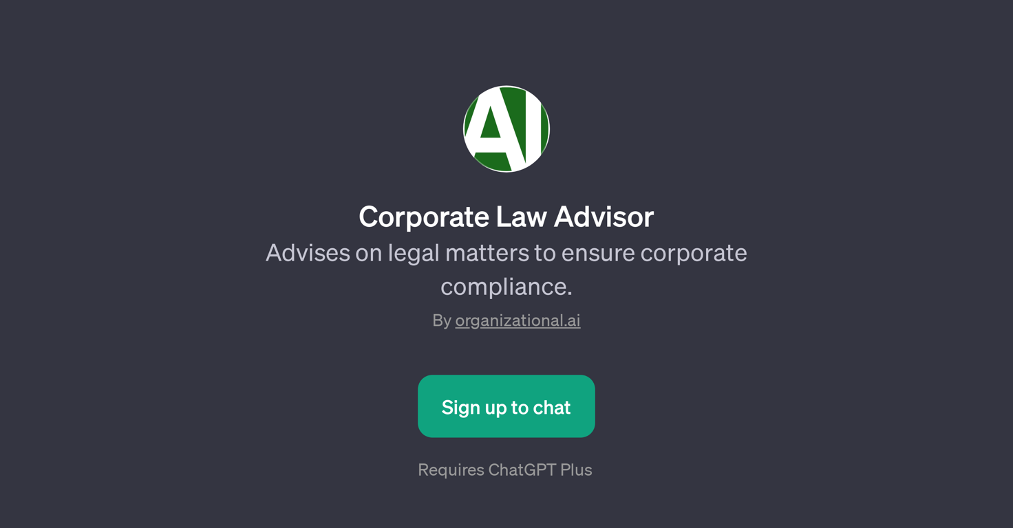 Corporate Law Advisor website