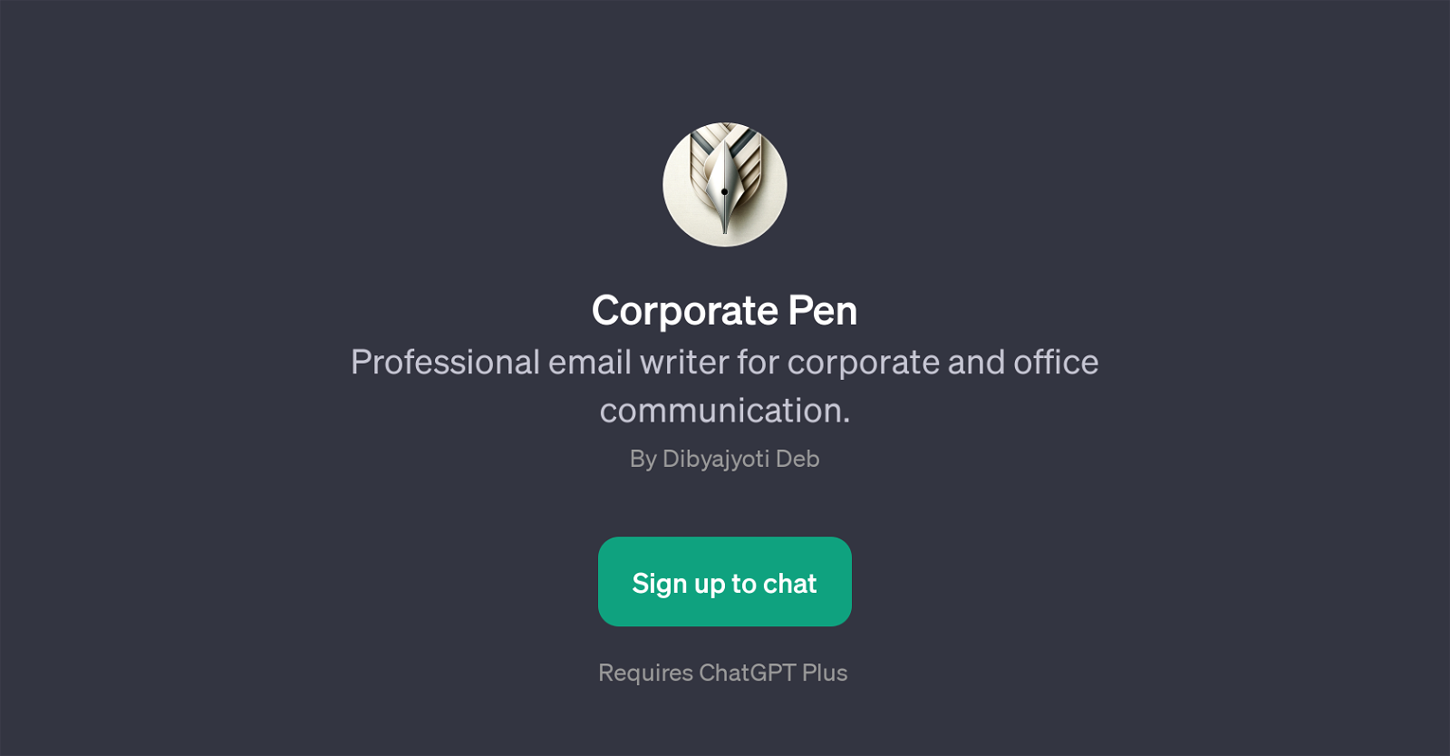 Corporate Pen website