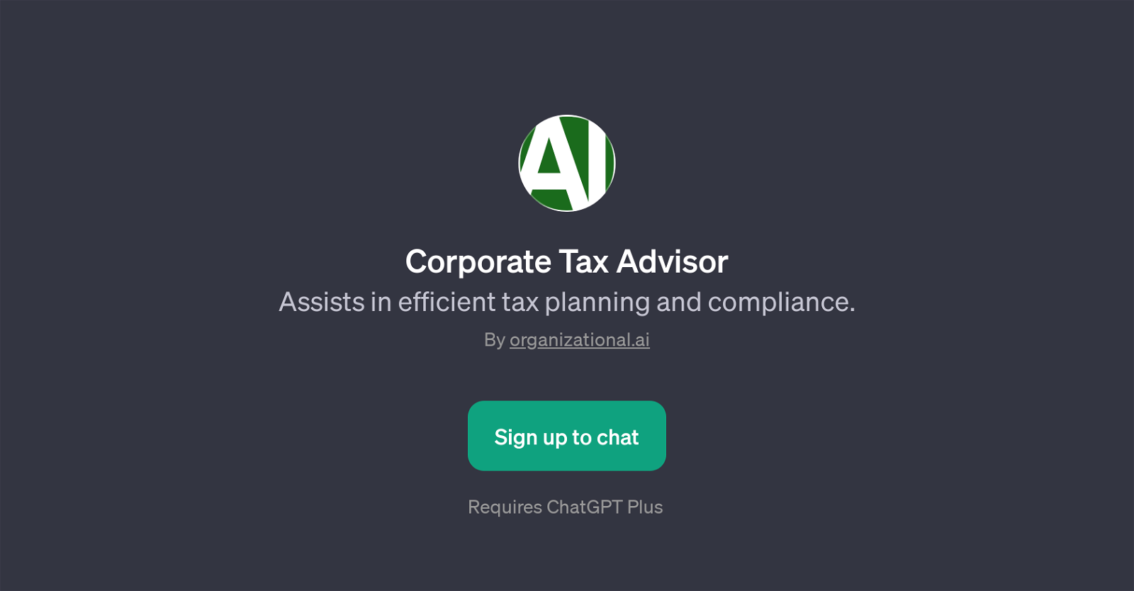 Corporate Tax Advisor website