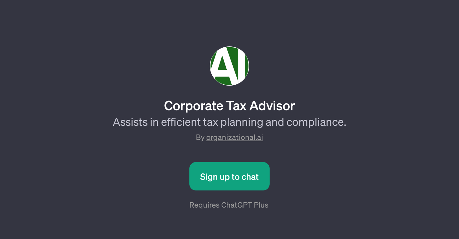Corporate Tax Advisor website
