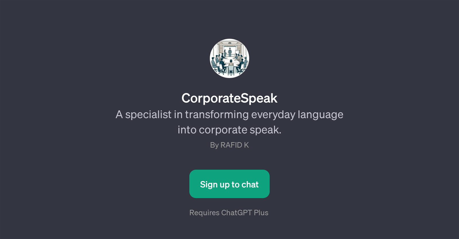 CorporateSpeak website