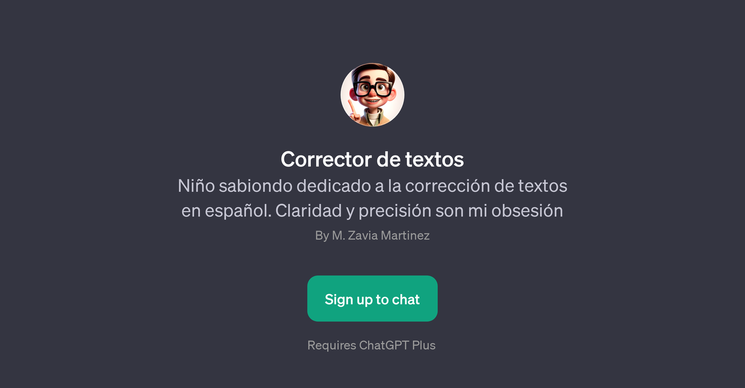 Corrector de textos website