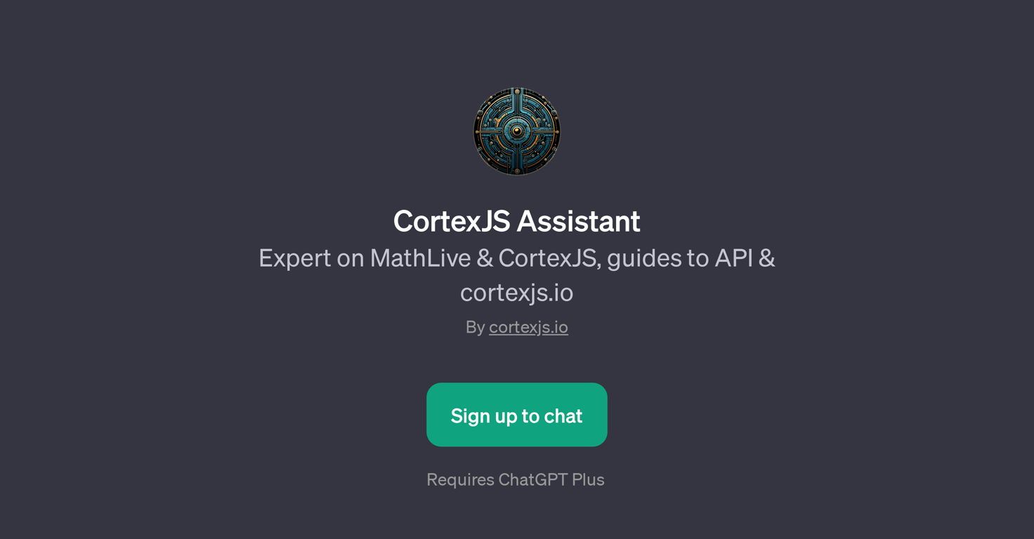 CortexJS Assistant website