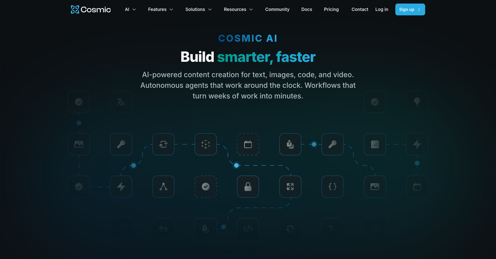 Cosmic AI website