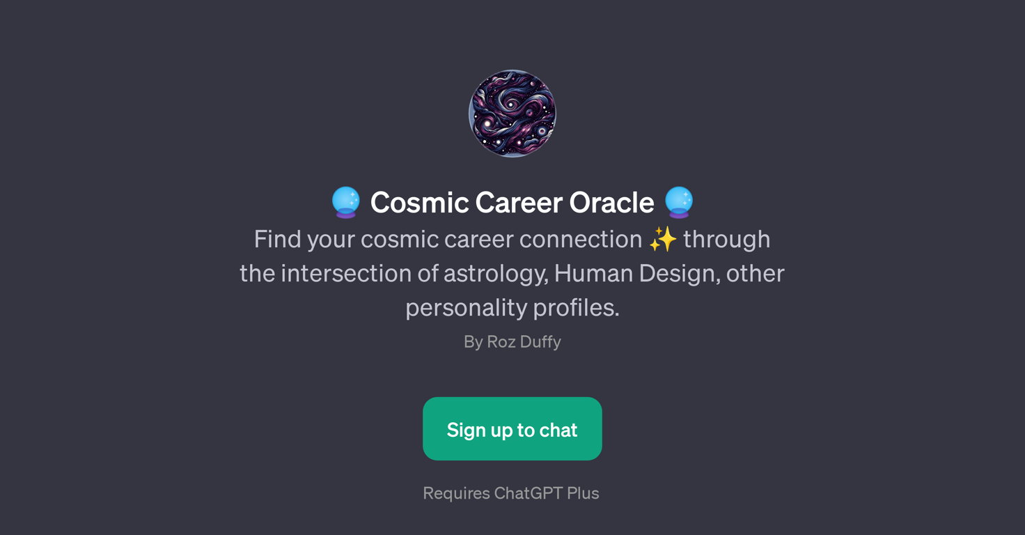 Cosmic Career Oracle website