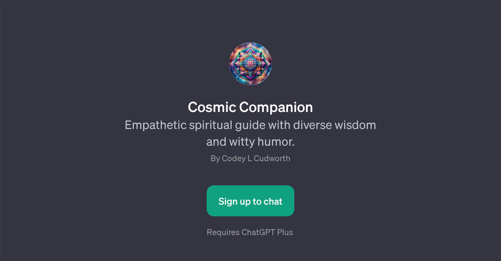 Cosmic Companion website