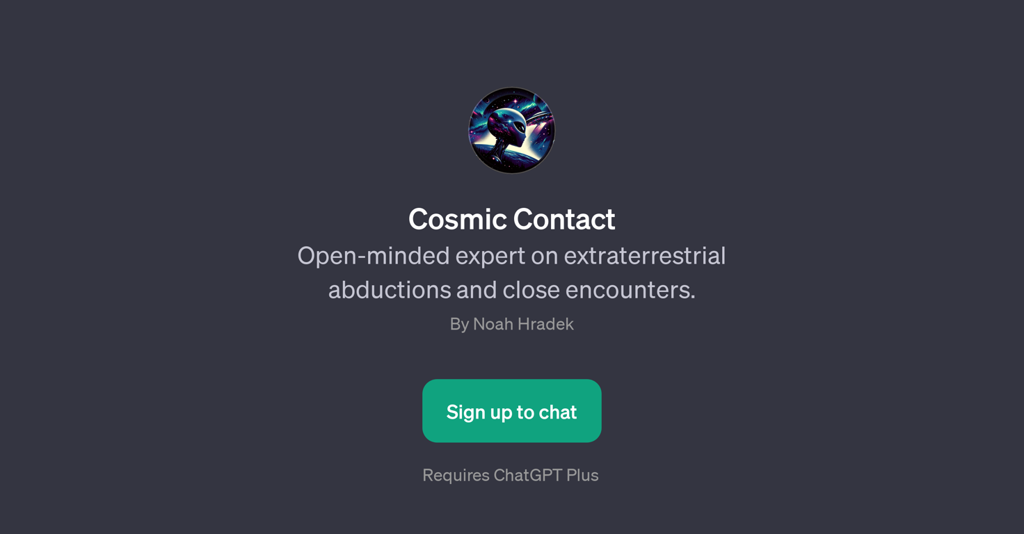 Cosmic Contact website
