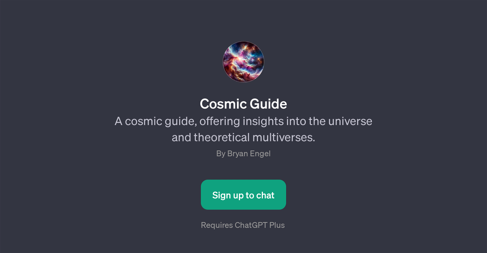 Cosmic Guide website