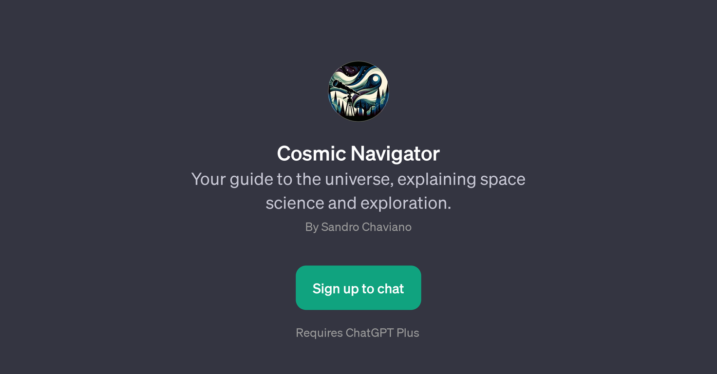 Cosmic Navigator website