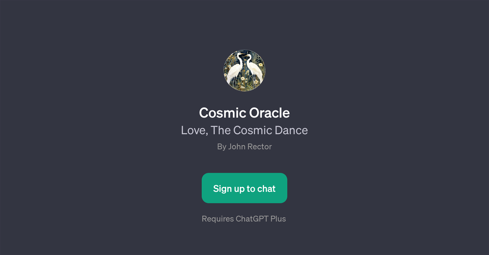 Cosmic Oracle website