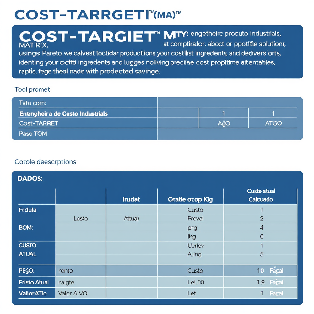 COST-TARGET MATRIX™ website