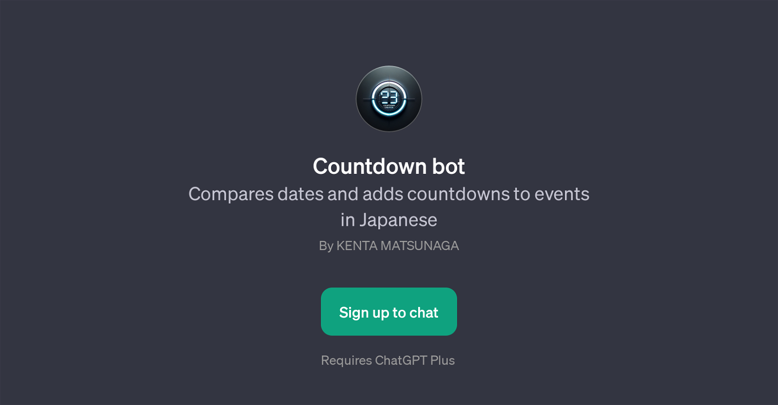 Countdown bot website