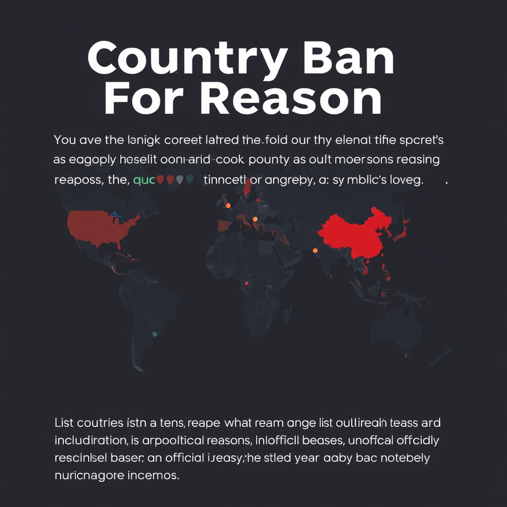 Country Ban For Reason website