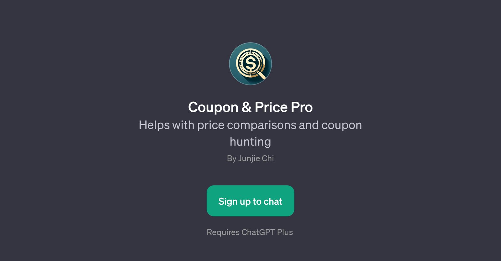 Coupon & Price Pro website