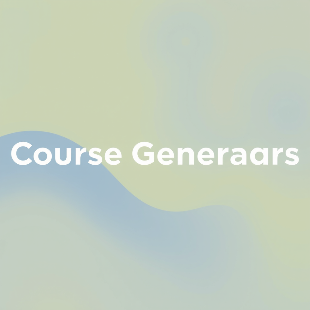 Course Generator Sales website