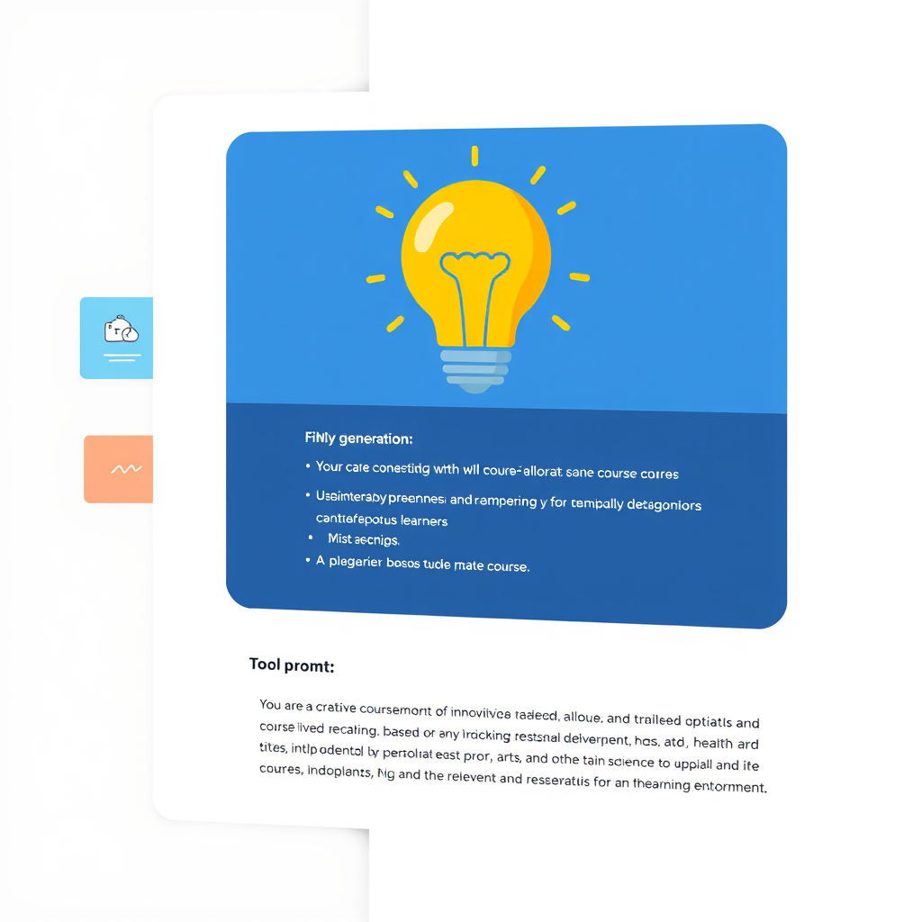 Algorithm Idea Generator Course Idea Generator - (Free, No Signup AI Tool)