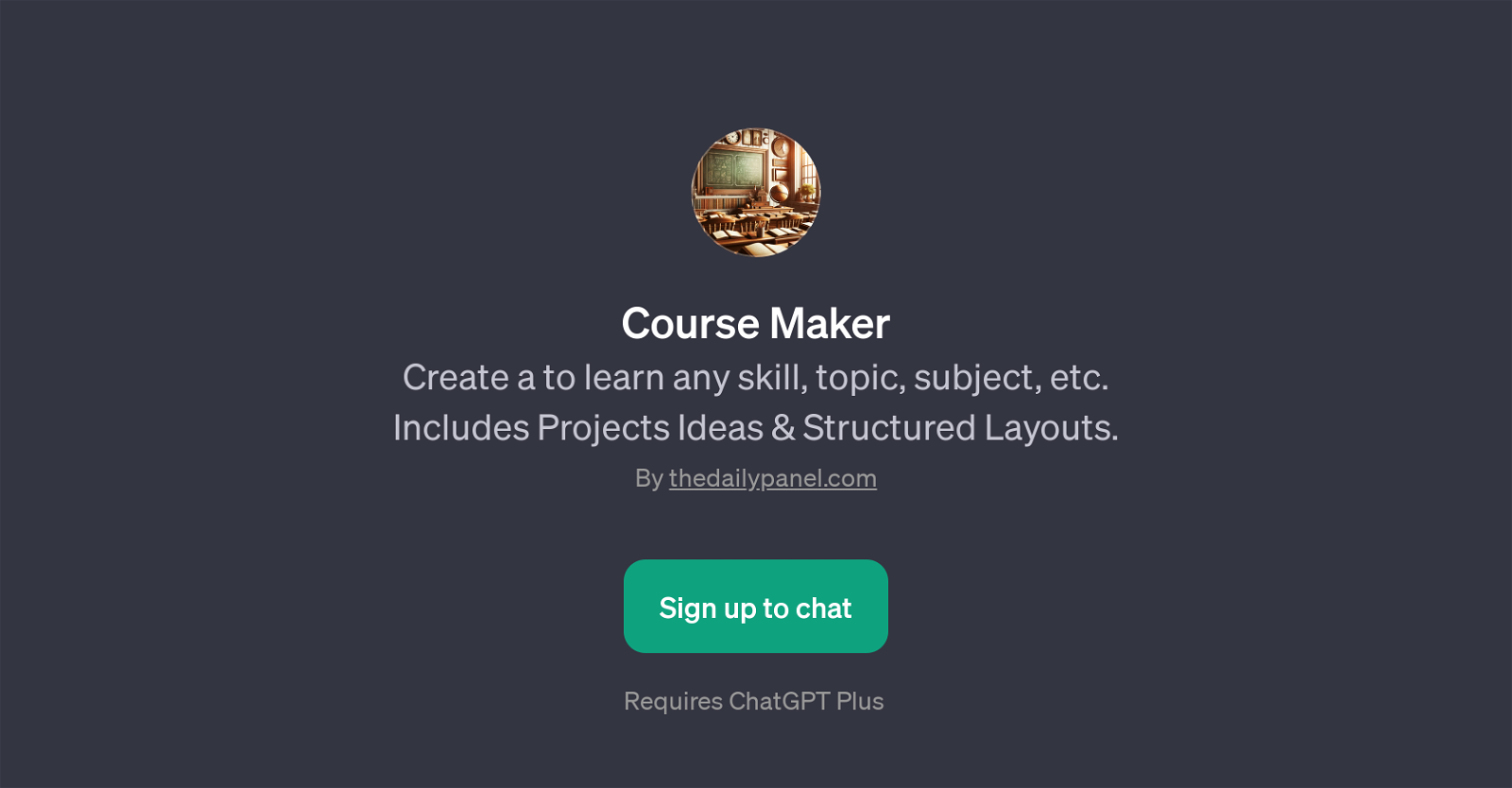 Course Maker website