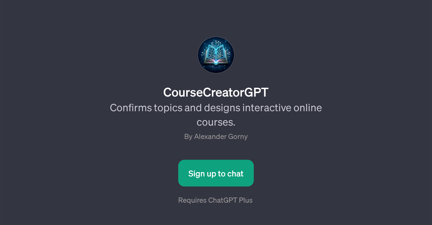 CourseCreatorGPT website