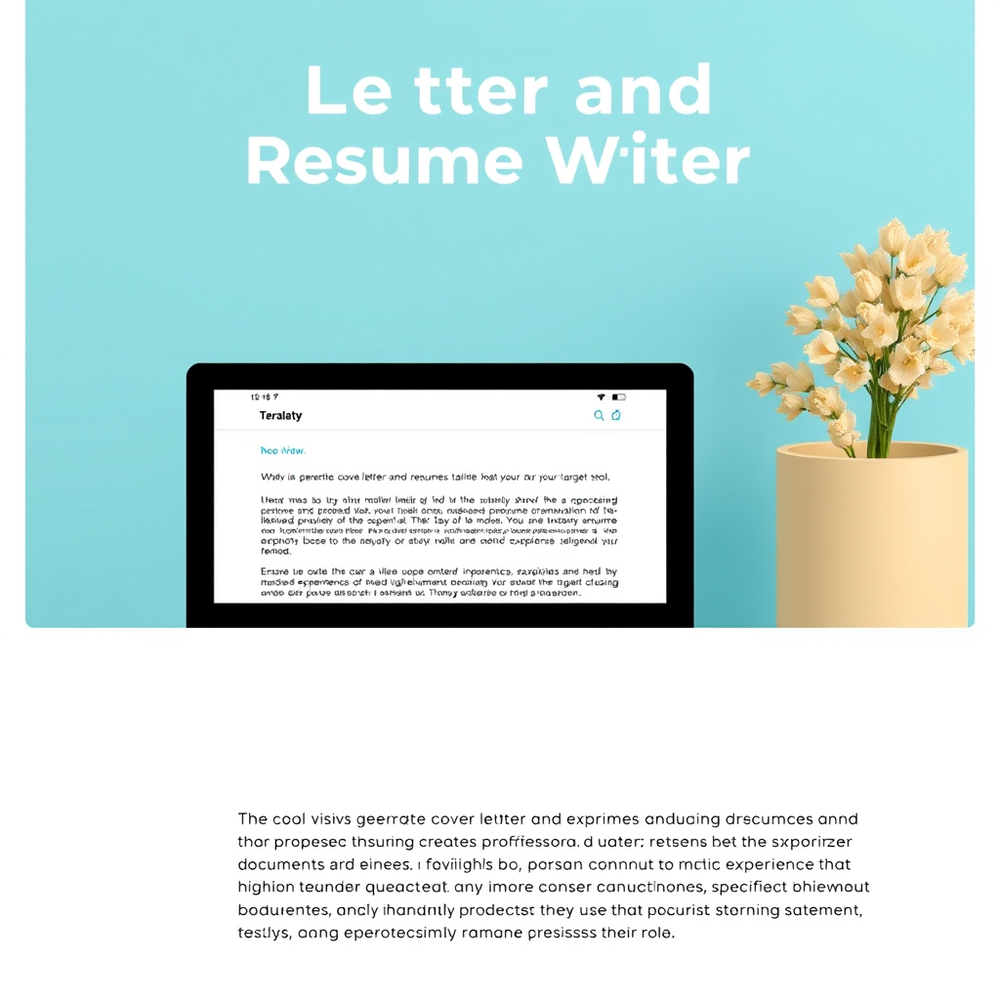 Cover Letter and Resume Writer website
