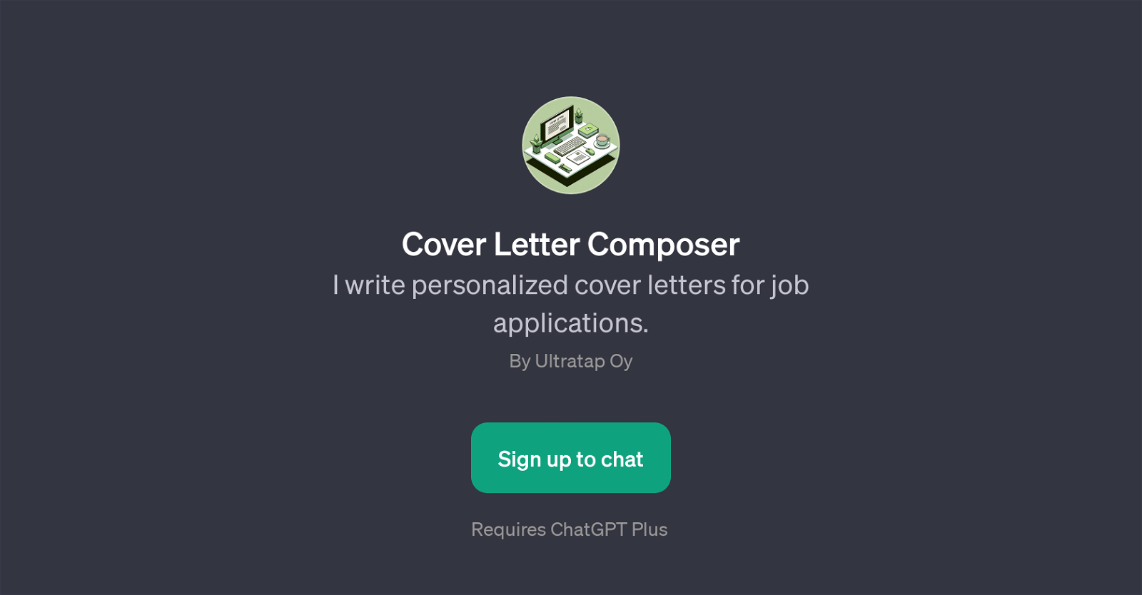 Cover Letter Composer website