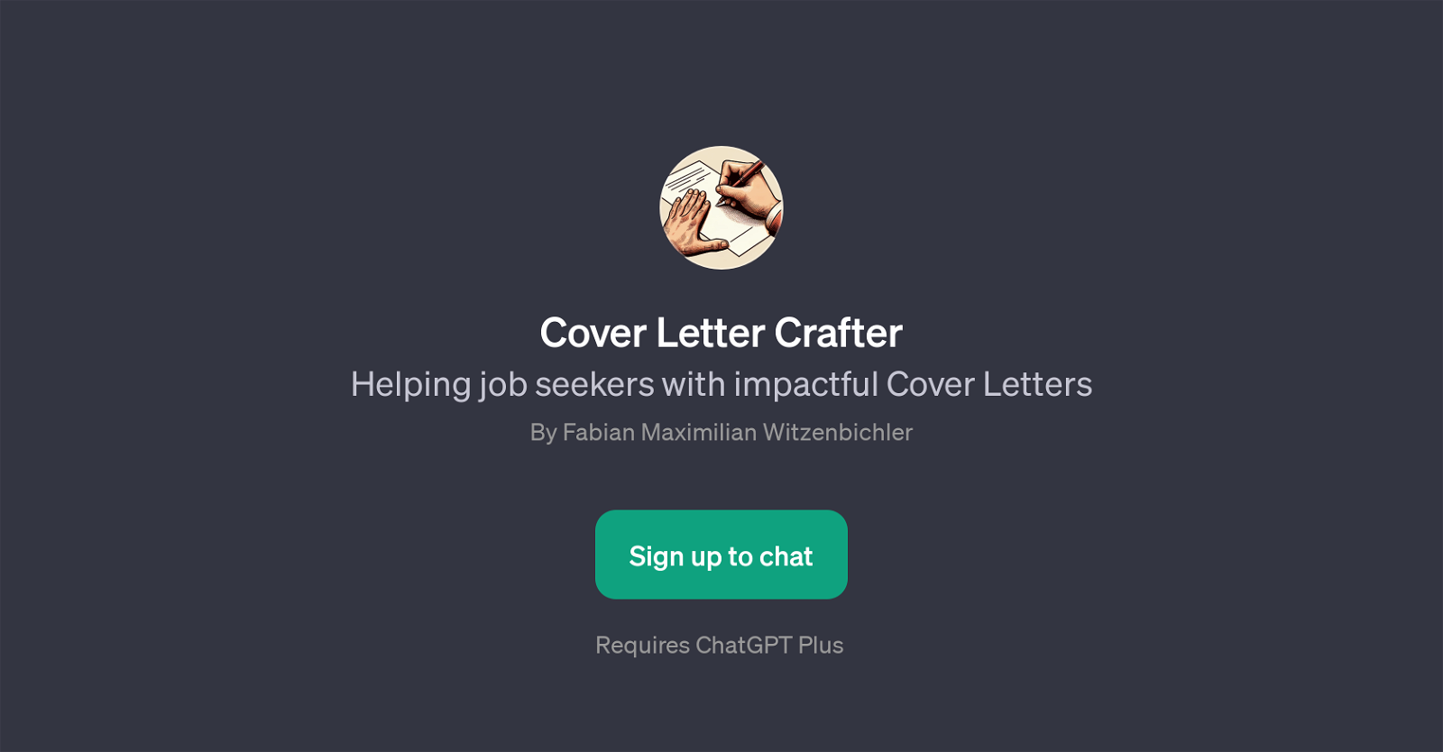 Cover Letter Crafter website