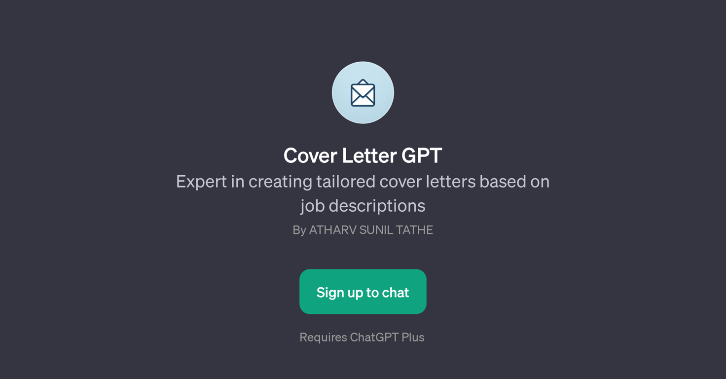 Cover Letter GPT website