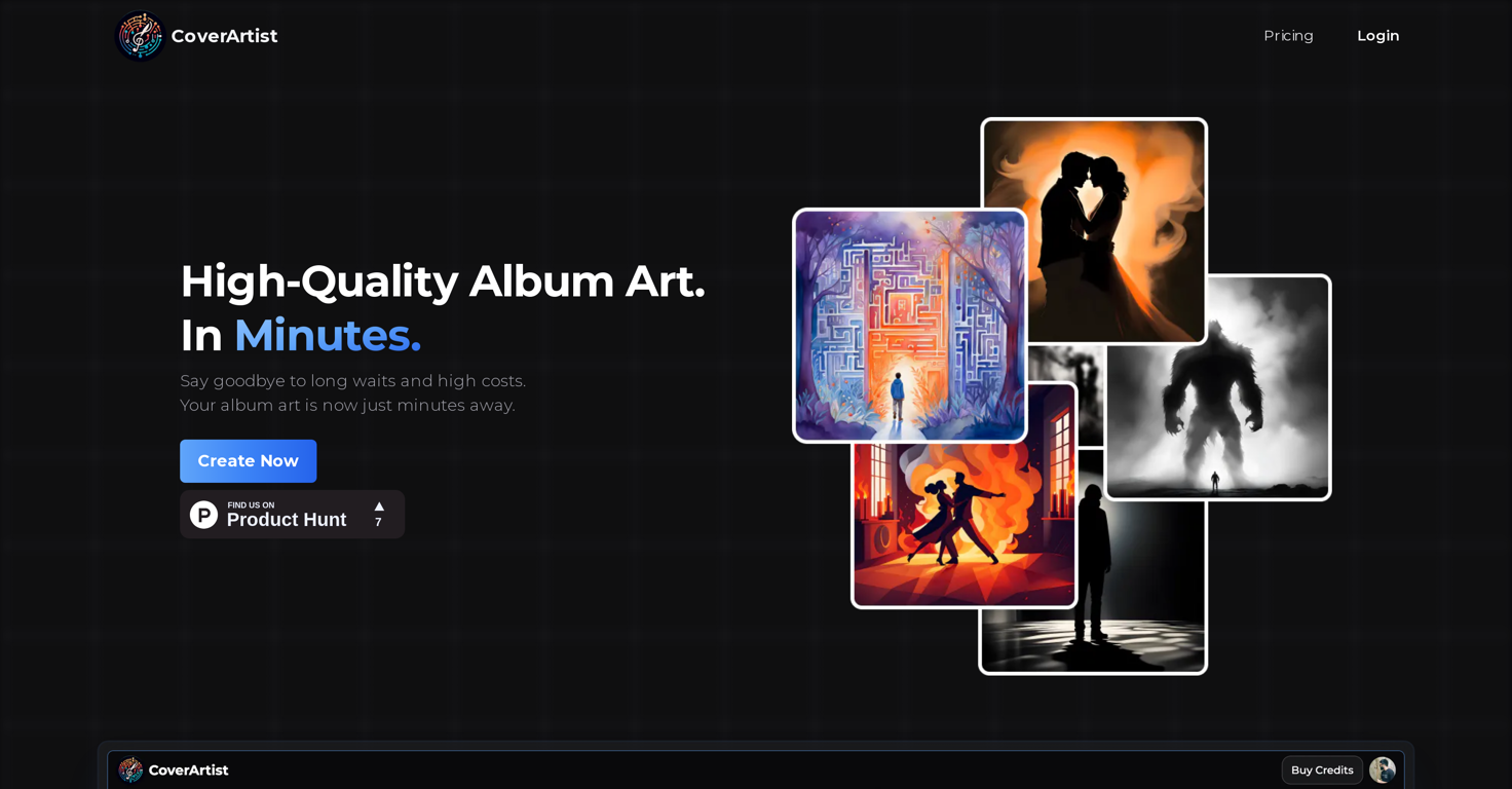 CoverArtist website