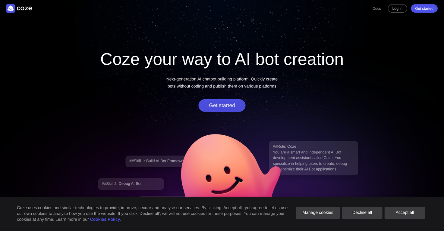 Coze website