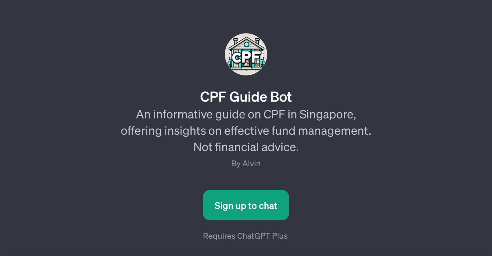 CPF Guide Bot website