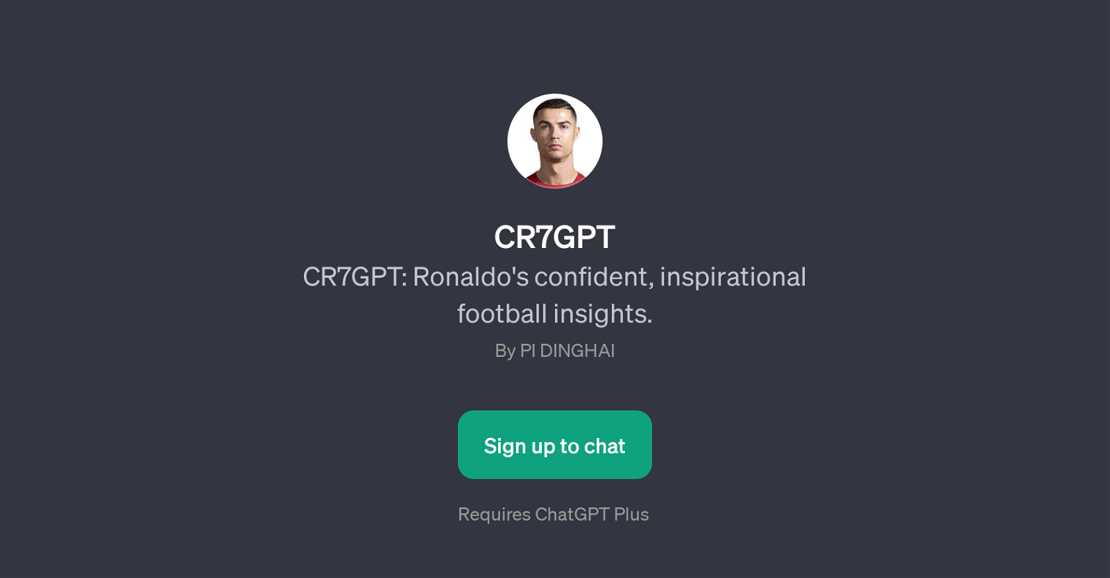 CR7GPT website