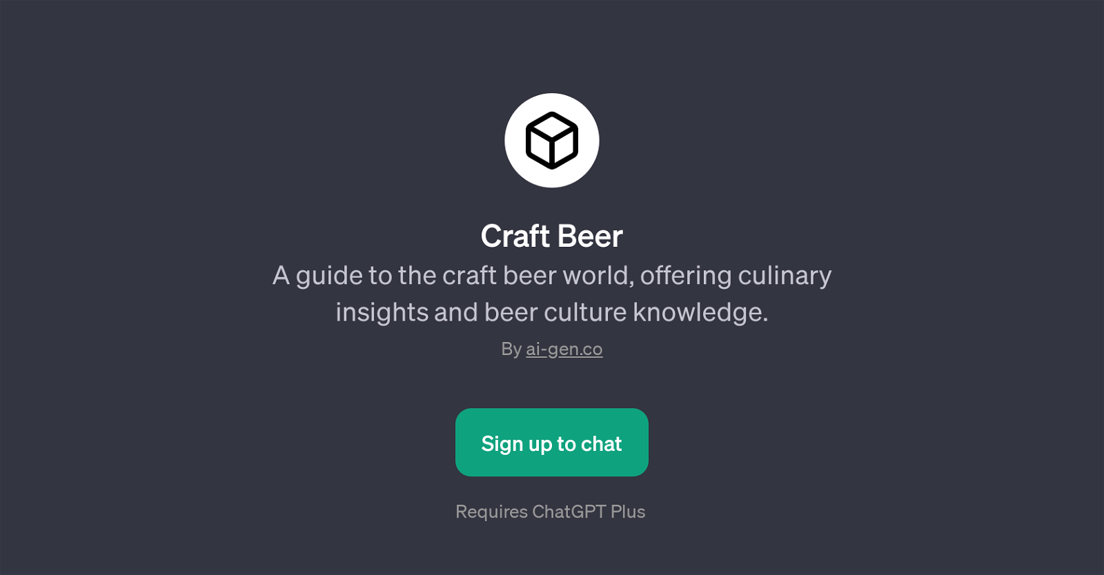 Craft Beer website