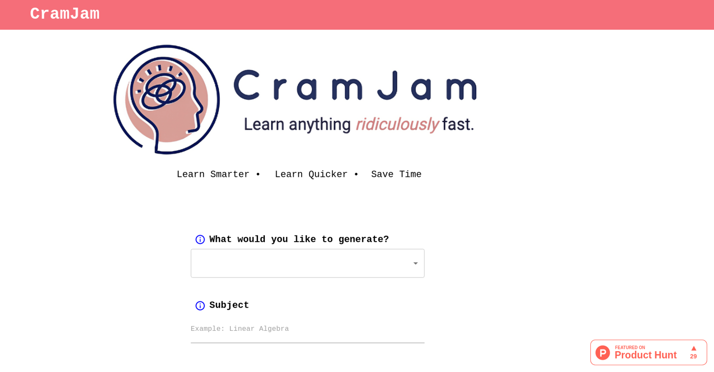 CramJam website