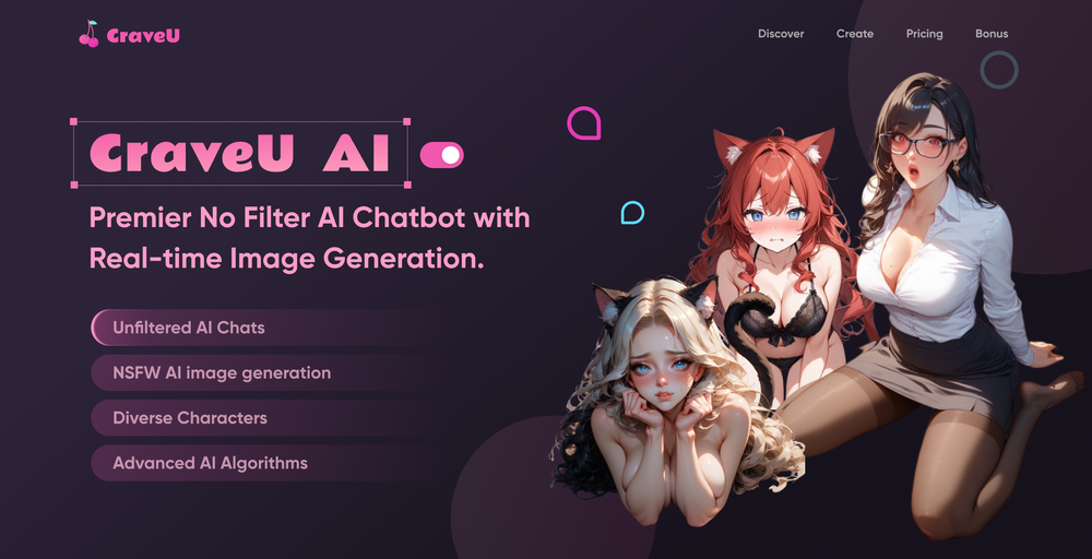 CraveU AI website