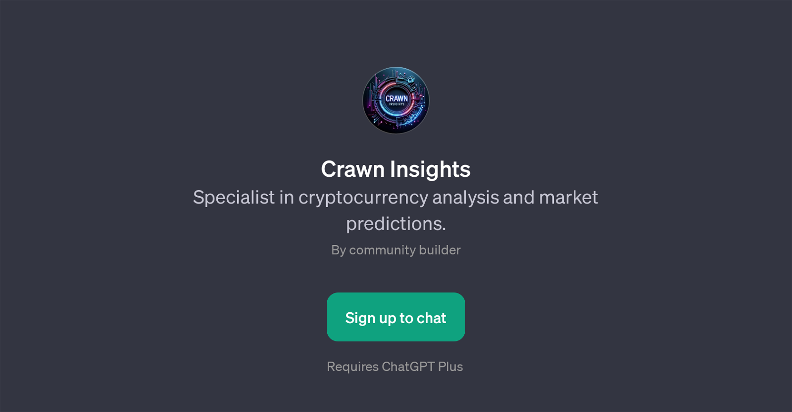 Crawn Insights website