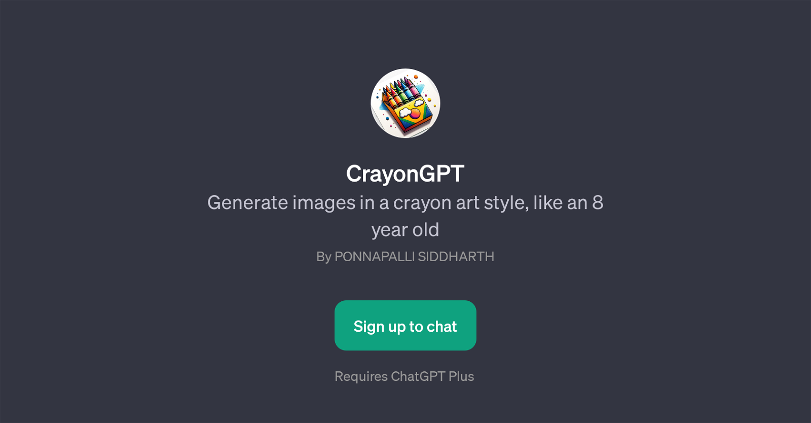 CrayonGPT website