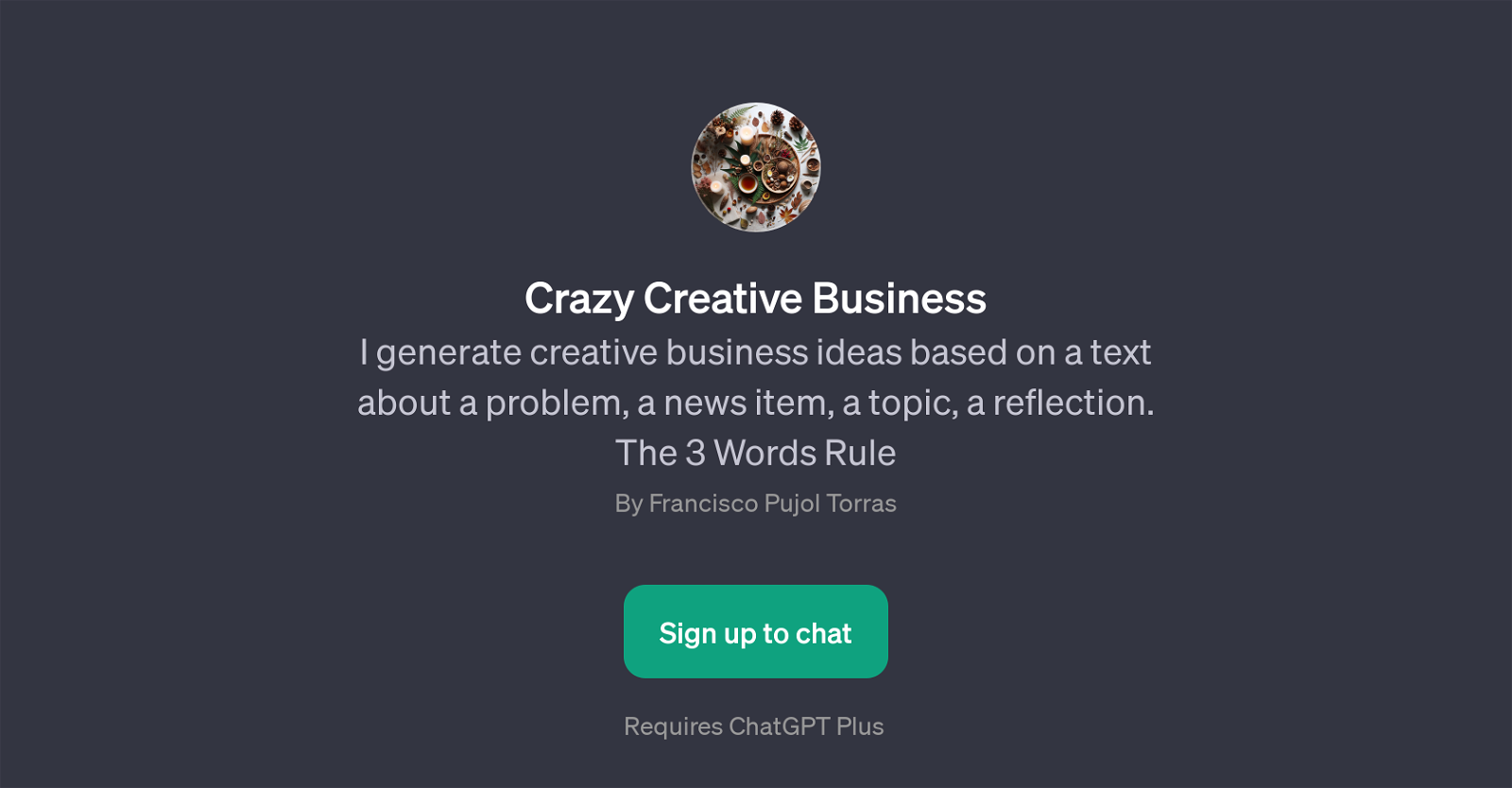 Crazy Creative Business website